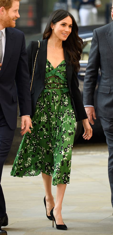 Meghan Markle Debuts A New Spring Dress And Repeats A Familiar Jacket Vogue