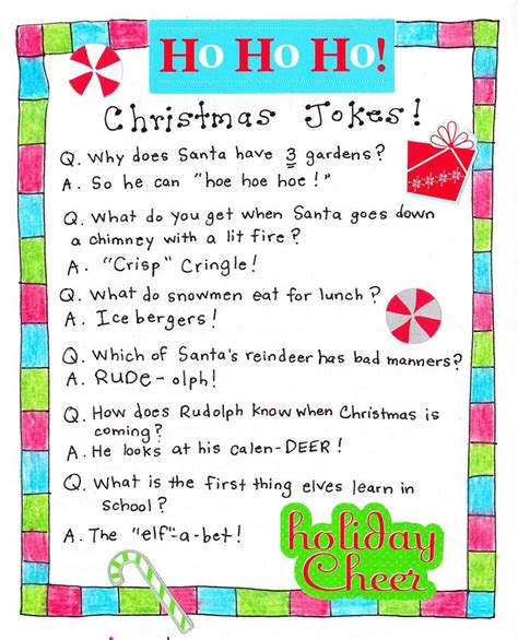 Christmas Jokes Cute For Kids Just For Fun Pinterest