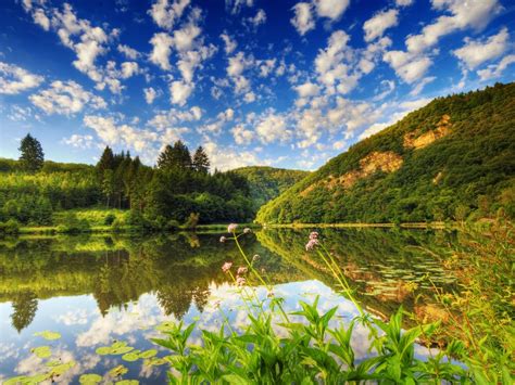 Bulgarian Countryside Lake View
