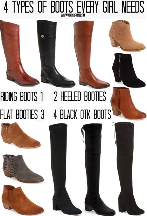 4 types of boots ever girl needs ii boot essentials ii amixofmin capsule wardrobe essentials