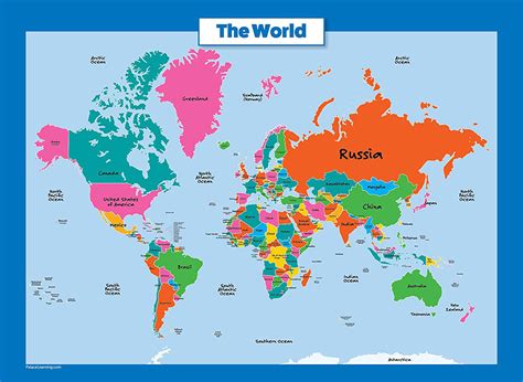 World Map State Map