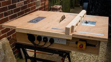 homemade table   built  router  inverted