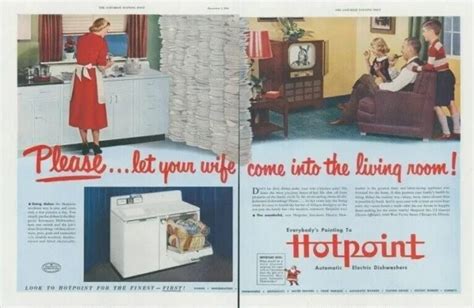 Hotpoint Dishwasher Let Your Wife Into The Living Room Tv On Print