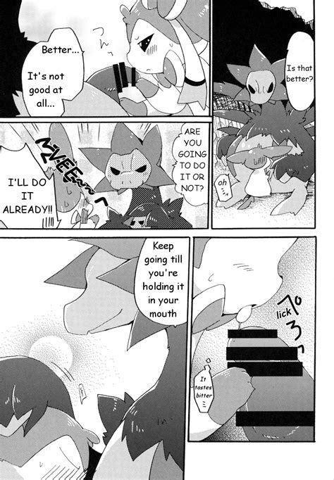 Rule 34 Azuma Minatsu Censored Comic Doujinshi Eeveelution Fellatio Female Hydreigon Kemono