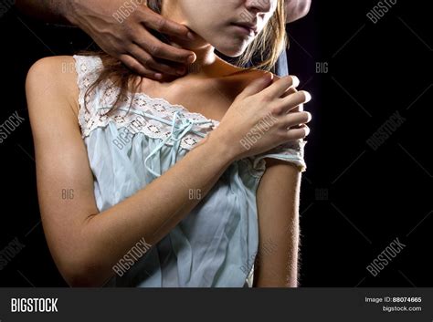 Abusive Man Choking Image And Photo Free Trial Bigstock