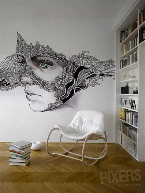 22 Cool Drawings On Walls Fhionnmorbheinn