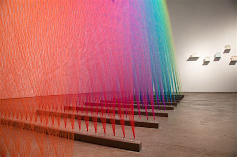 Design Colored Thread Installations By Gabriel Dawe String
