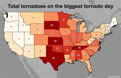 Us Tornado Map Archives