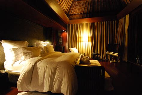 We did not find results for: Bedroom at Night | The bed is indeed comfortable, giving ...