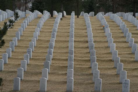 Rows Of Tombstones Ft Logan National Cemetery Justin H Flickr