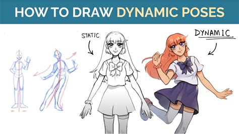 Dynamic Pose Reference Drawing No Finish Artwork Only Tutorial Poses And Wip Step Thanks Go In