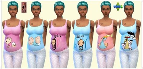 Annett S Sims 4 Welt Maternity Top With Pants Sims 4 Downloads