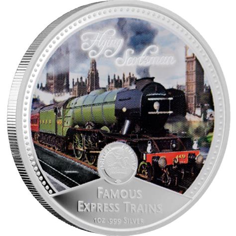 Famous Express Trains 2010 Four Silver Coin Set
