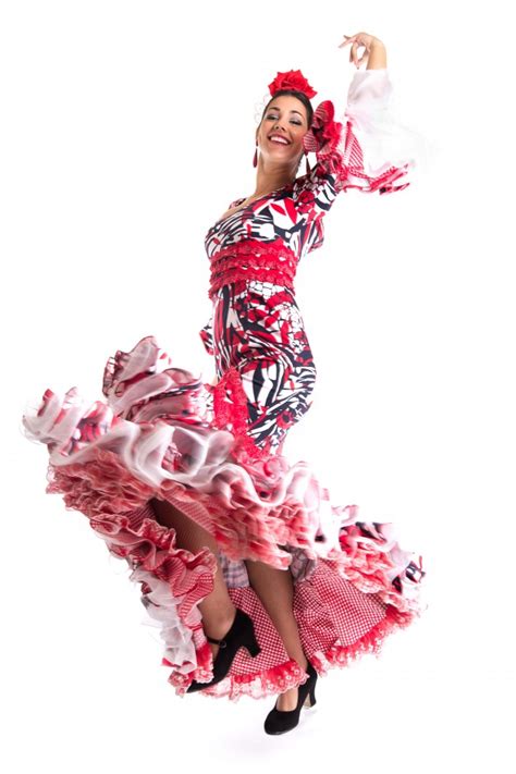Kostenlose lieferung für viele artikel! Flamenco-tänzerin in schönem kleid | Kostenlose Foto
