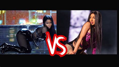 Cardi B Vs Nicki Minaj The Craziest Twerk Battlelive Youtube
