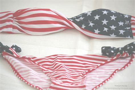 american flag bikini and love image 499613 on