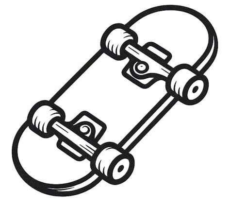 Skateboard Free Coloring Page Download Print Or Color Online For Free