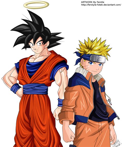 Goku And Naruto By Ferstyle Fotek On Deviantart