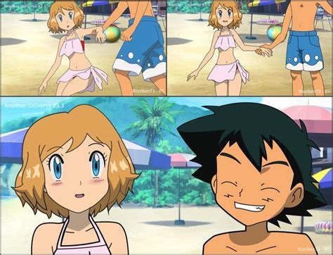 Ready For The Beach Pokemon Ash And Misty Pokemon Movies Pokemon Characters