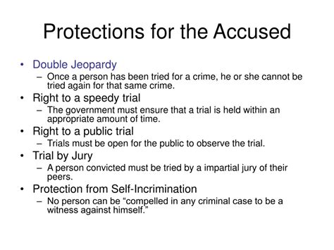 Ppt Rights Of The Accused Powerpoint Presentation Free Download Id