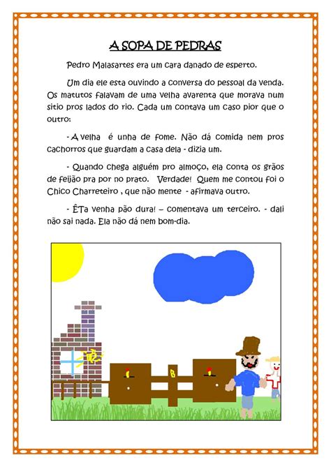 A Sopa De Pedras Texto