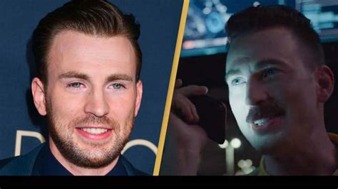 Chris Evans Glorious Moustache And Transformation Revealed In Netflix Teaser