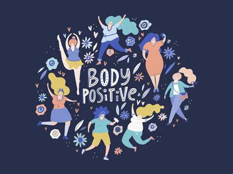 Body Positive Body Positivity Positivity Lettering