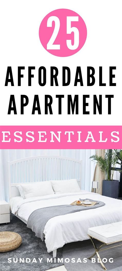 First Apartment Essentials List 25 Things You Actually Need
