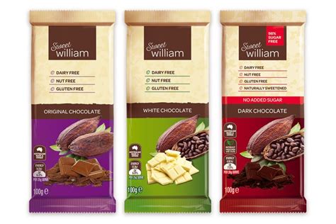 Sweet William Chocolate Bars Reviews Info Dairy Free