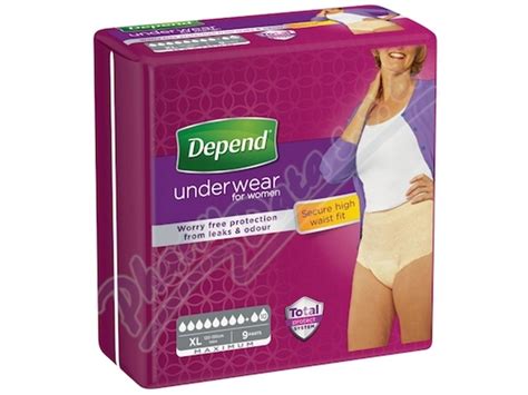 Navlékací Inkontinenční Kalhotky Pro ženy Depend Maximum Xl 9 Ks Žijte Kvalitně Zdravotní