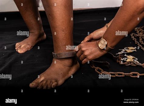 Chained Slave Woman Hi Res Stock Photography And Images Alamy
