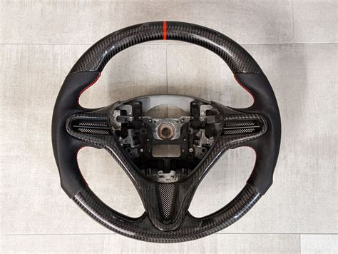 06 11 Honda Civic Carbon Fiber Steering Wheel Hardmotion Hyper Auto