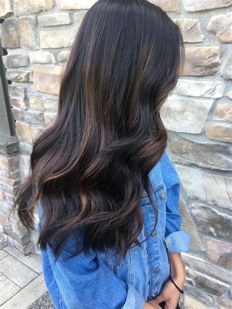 In this video i will explain how to roast a person. subtle dark hair caramel balayage #Dalecolorylowlights (With images) | Long hair color, Long ...