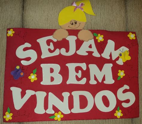 Cartaz De Boas Vindas Para Escola