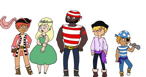 Pirate Crew Lineup By Glidel On Deviantart