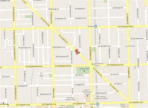 Map Lincoln Park Chicago Chiropractic And Sports Injury Centers