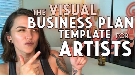 The Visual Business Plan Template For Artists Youtube