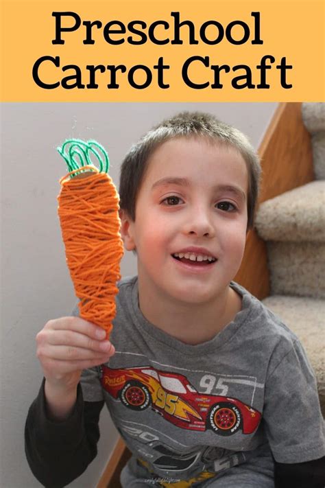 Preschool Carrot Craft With Free Carrot Template Simply Full Of Delight