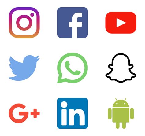 Social Media Logos Png Transparent