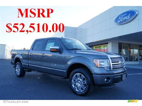 2011 Sterling Grey Metallic Ford F150 Platinum Supercrew 4x4 46069949