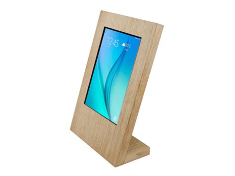 Ipad Tablet Table Stand Real Wood Portrait Format Tablines Tts