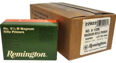 Remington 9 12 Magnum Large Rifle Primer 5000 Count Case 11442849
