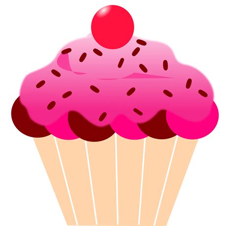Free Cupcake Clip Art Delightful Distractions Birthday Clips Clip Art Library