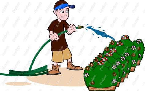 Man Watering Flowers Clipart 20 Free Cliparts Download