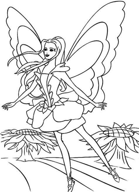 Free barbie coloring pages are a fun way for kids of all ages to develop creativity, focus, motor skills and color recognition. Barbie Elina Is So Beautiful With The Wings In Barbie ...