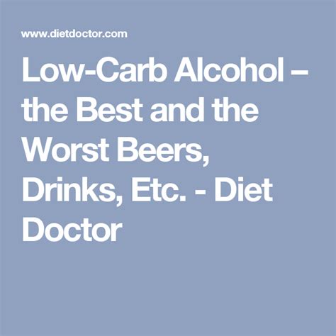 Low Carb Alcohol Visual Guide Diet Doctor Low Carb Alcohol Low Carb Drinks Low Carb