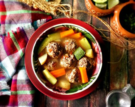 Comfort Food Classics Albóndigas En Caldo Mexican Meatball Soup La