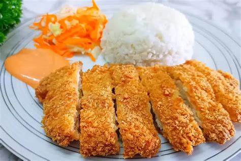 Resep Chicken Katsu Ala Hokben Plus Dengan Saladnya Yang Bikin Si Kecil