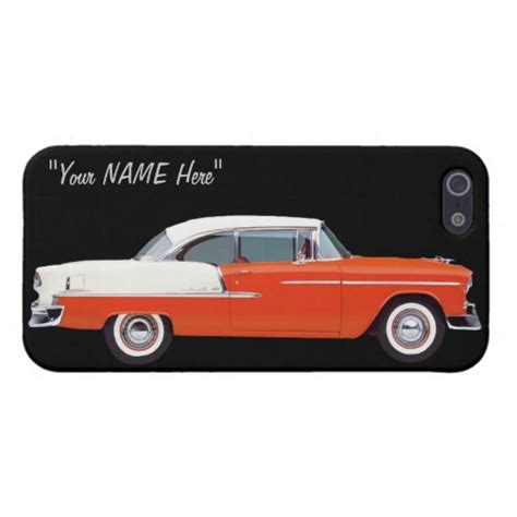 Red 1955 Chevy Antique Edit Me Iphone 55s Case Zazzle