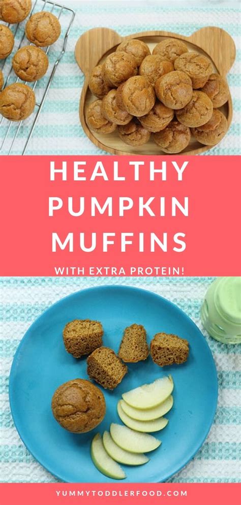 Mini Healthy Pumpkin Muffins High Protein Low Sugar So Yummy
